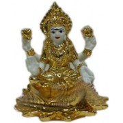 Laxmi On Lotus-W (T-Gold Plated)